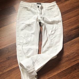 $575 AUTHENTIC DOLCE & GABBANA WHITE SOFT JEANS 26